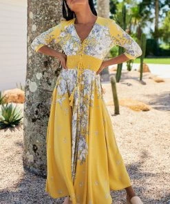 Jaase Indiana Maxi Dress - Calla Lily