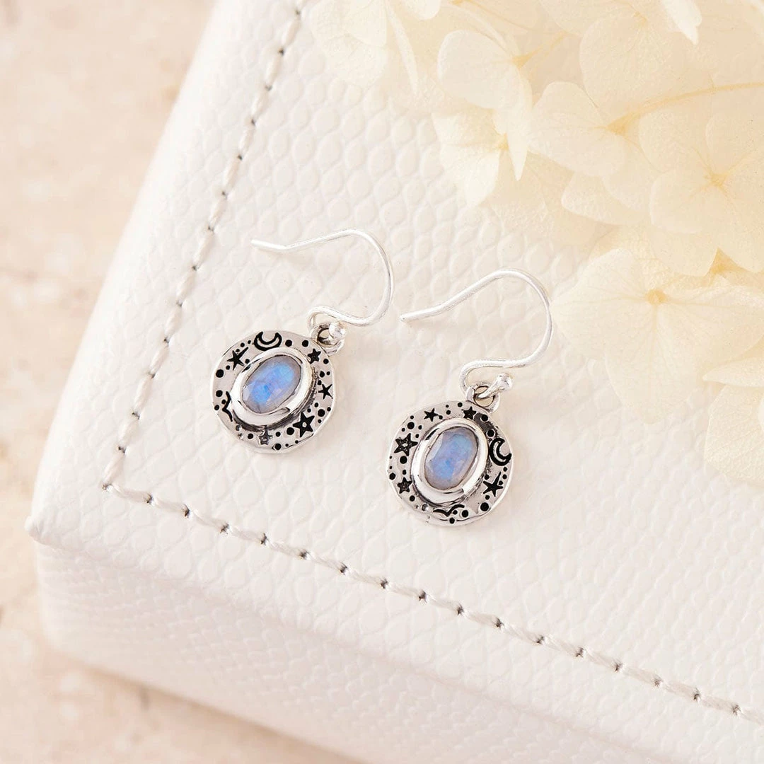 MIDSUMMER STAR Alchemy Moonstone Earrings 1 MIDSUMMER STAR Alchemy Moonstone Earrings
