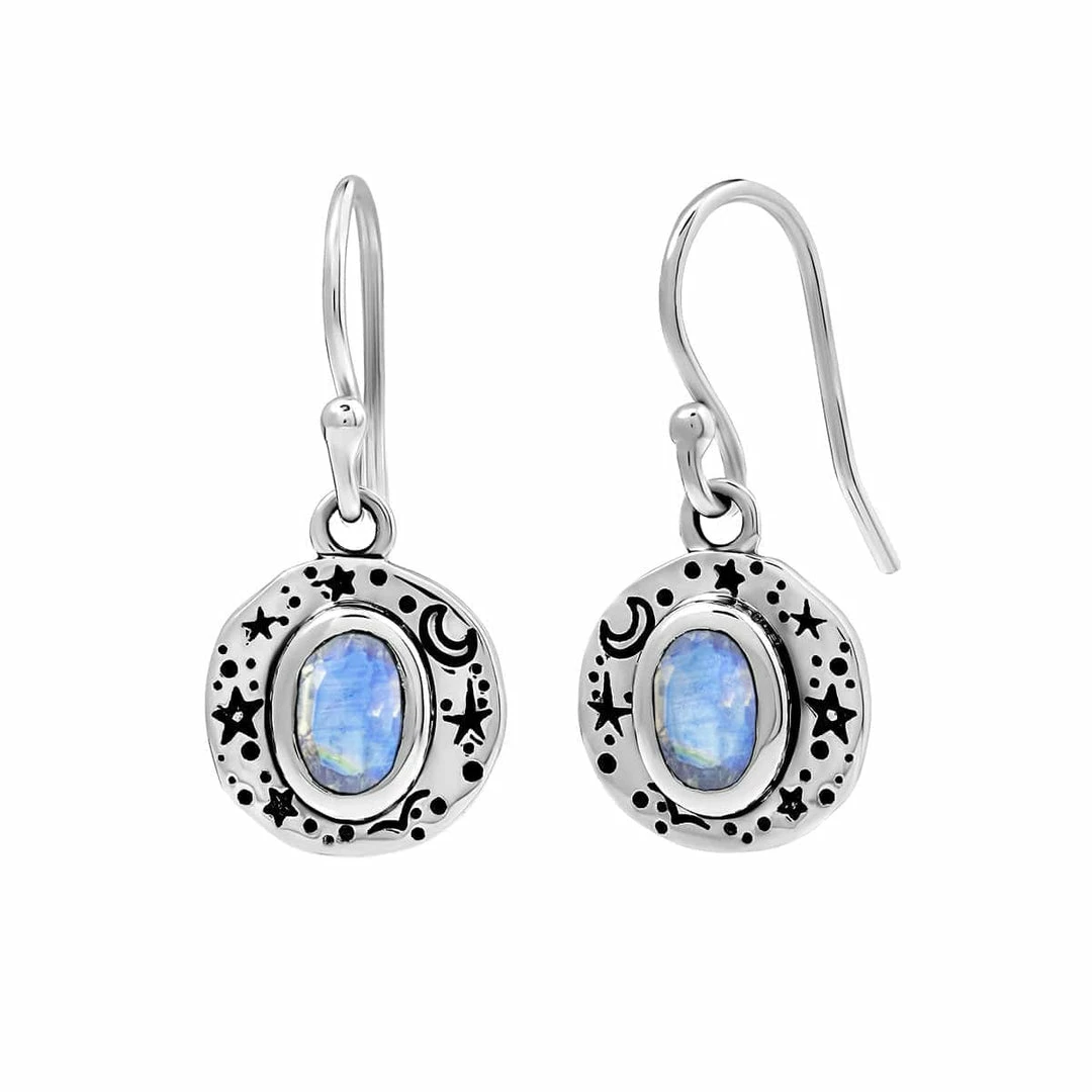 MIDSUMMER STAR Alchemy Moonstone Earrings 2 MIDSUMMER STAR Alchemy Moonstone Earrings