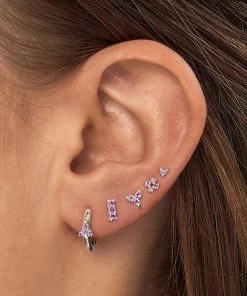 MIDSUMMER STAR Supernova Amethyst Studs