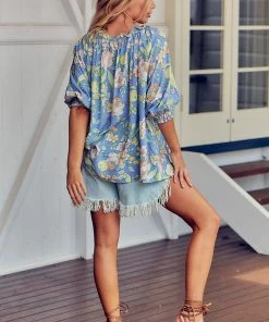 Jaase Sebastian Blouse - Blue Dusk