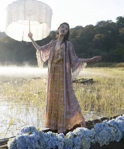 Tulle And Batiste Phoenix Robe - Warm Taupe - Preorder