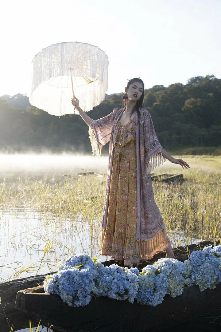 Tulle And Batiste Phoenix Robe - Warm Taupe - Preorder 4 Tulle And Batiste Phoenix Robe - Warm Taupe - Preorder