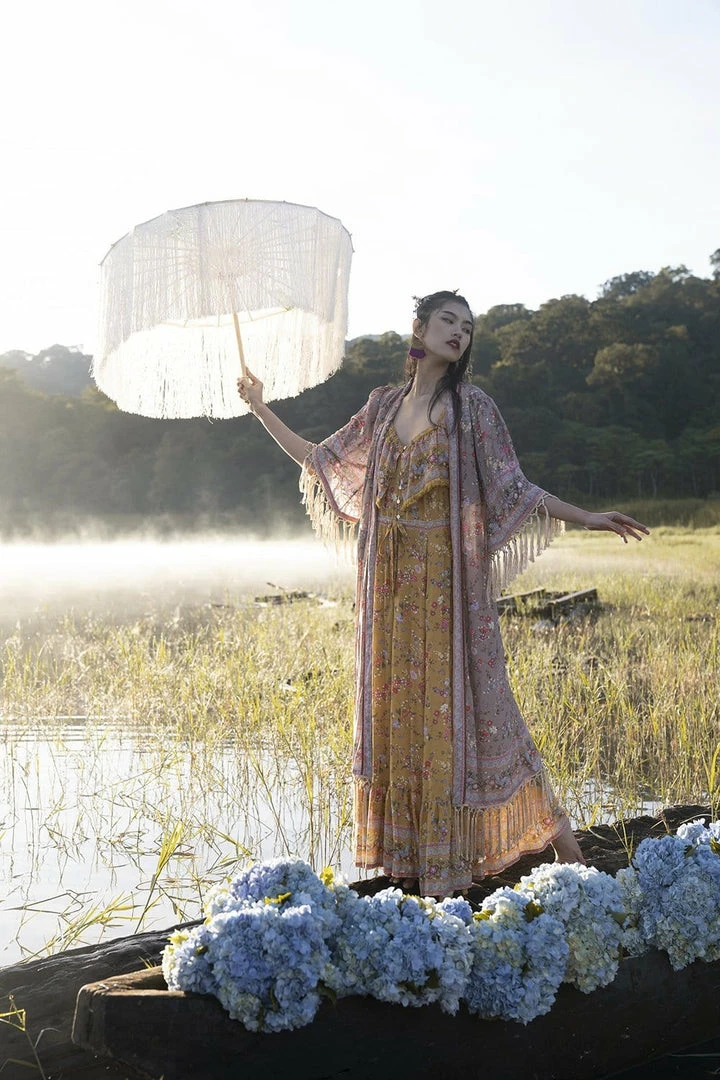 Tulle And Batiste Phoenix Robe - Warm Taupe - Preorder 5 Tulle And Batiste Phoenix Robe - Warm Taupe - Preorder