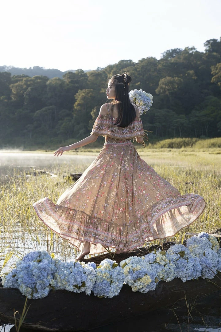 Tulle And Batiste Eden Gown - Golden Olive - Preorder 4 Tulle And Batiste Eden Gown - Golden Olive - Preorder