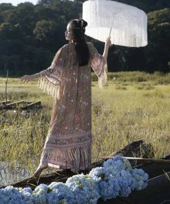 Tulle And Batiste Kimono | Duster Phoenix Robe - Golden Olive - Preorder 9 Tulle And Batiste Kimono | Duster Phoenix Robe - Golden Olive - Preorder