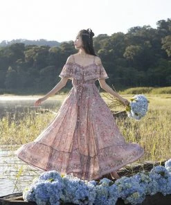 Tulle And Batiste Eden Gown - Warm Taupe - Preorder