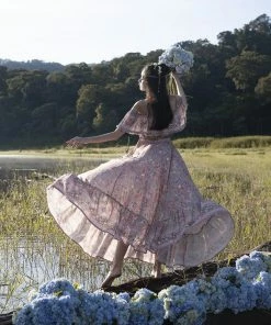 Tulle And Batiste Eden Gown - Warm Taupe - Preorder