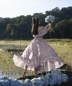 Tulle And Batiste Eden Gown - Warm Taupe - Preorder