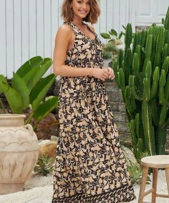 Jaase Erryn Maxi Dress - Gold Valley