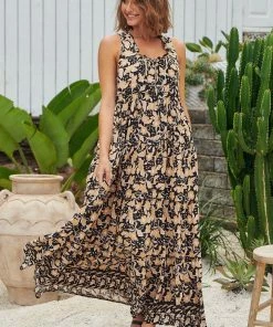 Jaase Erryn Maxi Dress - Gold Valley