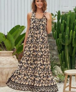 Jaase Erryn Maxi Dress - Gold Valley