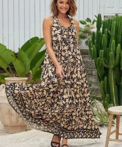 Jaase Erryn Maxi Dress - Gold Valley
