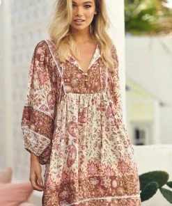 Jaase Adela Midi Dress - Flower Fields Dresses