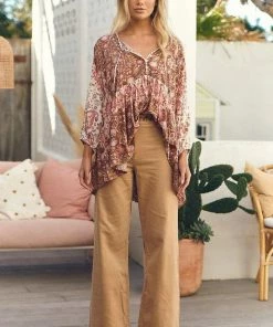 Jaase Tops Chloe Top - Flower Fields