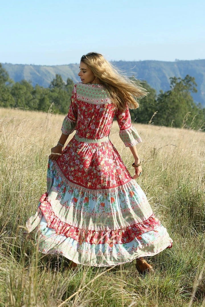 Tulle And Batiste Havillah Maxi Dress - Rococco Red - Preorder Dresses 2 Tulle And Batiste Havillah Maxi Dress - Rococco Red - Preorder Dresses