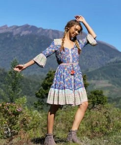 Tulle And Batiste Dresses Havillah Playdress - Lapis Lazuli - Preorder