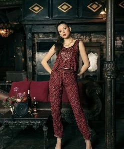 Tulle And Batiste Holly Pants - Tango Red - Preorder Bottoms