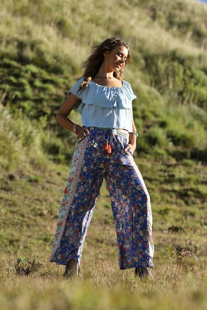 Tulle And Batiste Hosannah Culottes - Lapis Lazuli - Preorder Bottoms 3 Tulle And Batiste Hosannah Culottes - Lapis Lazuli - Preorder Bottoms