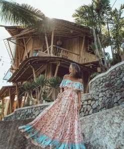 Tulle And Batiste Dresses Hosannah Maxi Dress - Lotus - Preorder