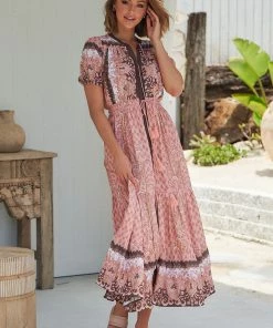 Jaase Opie Maxi Dress - Coral Bells
