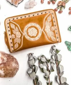 MAHIYA Golden Gypsy Wallet Clutches And Wallets