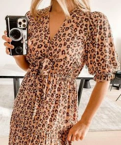EBBY AND I Leopard Maxi Dress - Jungle Dresses