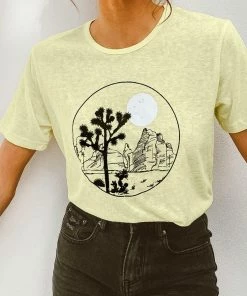 PAPER HEART Wilderness Tee - Lemon