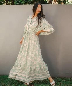 WHITE CLOSET Veronika Maxi Skirt - Sage Bottoms 9 WHITE CLOSET Veronika Maxi Skirt - Sage Bottoms