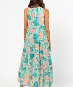 LABEL OF LOVE Ariel Maxi Dress - Mint Floral 18 LABEL OF LOVE Ariel Maxi Dress - Mint Floral