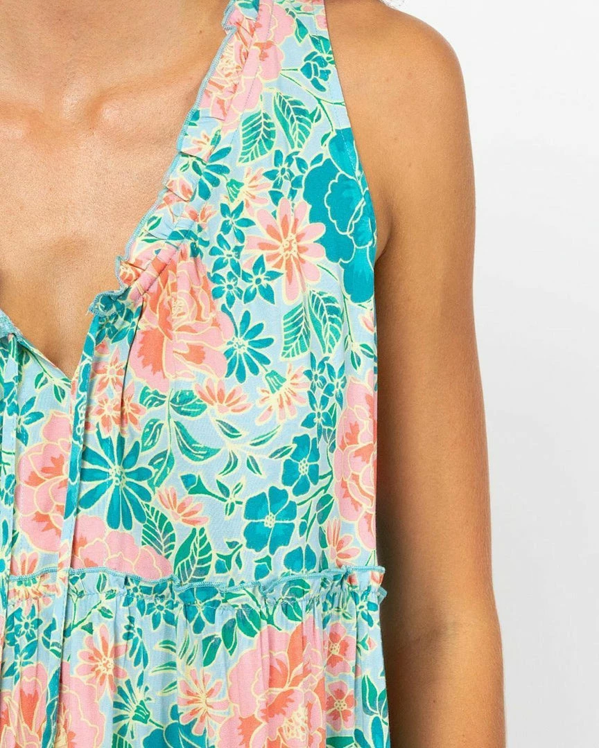 LABEL OF LOVE Ariel Maxi Dress - Mint Floral 5 LABEL OF LOVE Ariel Maxi Dress - Mint Floral