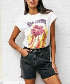 PAPER HEART Wild Dreams Tee - White Tops