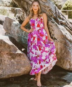 LABEL OF LOVE Candy Strappy Maxi - Pink Dresses 10 LABEL OF LOVE Candy Strappy Maxi - Pink Dresses