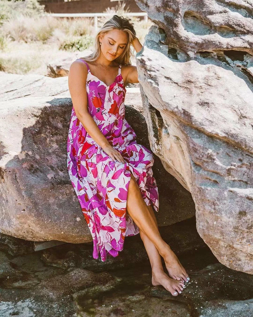 LABEL OF LOVE Candy Strappy Maxi - Pink Dresses 3 LABEL OF LOVE Candy Strappy Maxi - Pink Dresses