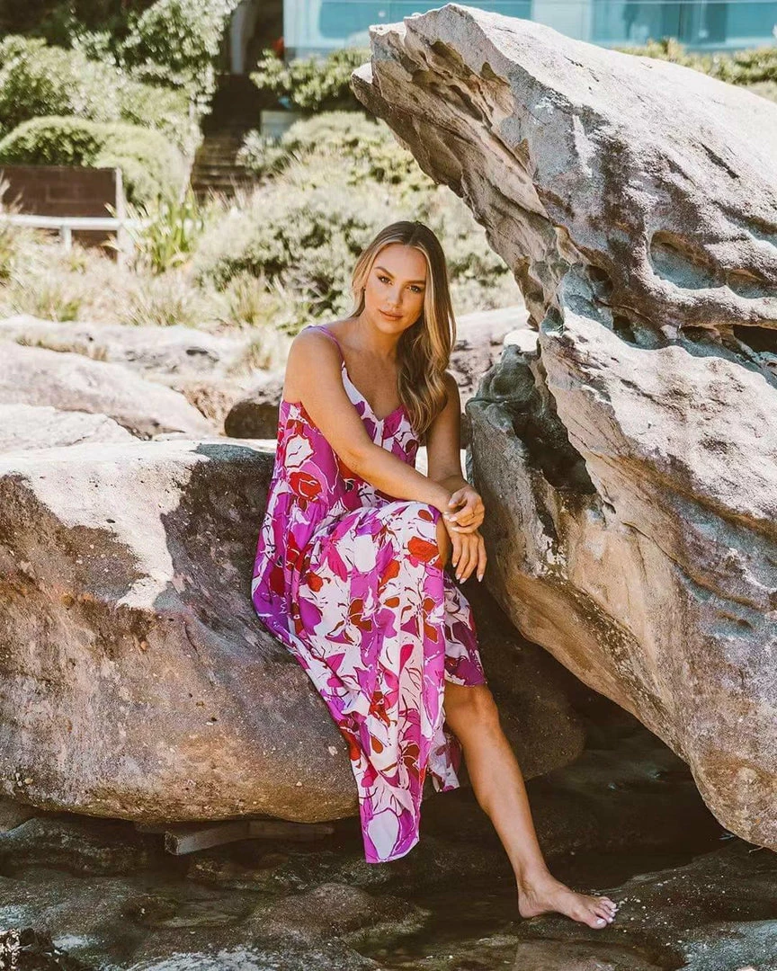 LABEL OF LOVE Candy Strappy Maxi - Pink Dresses 2 LABEL OF LOVE Candy Strappy Maxi - Pink Dresses