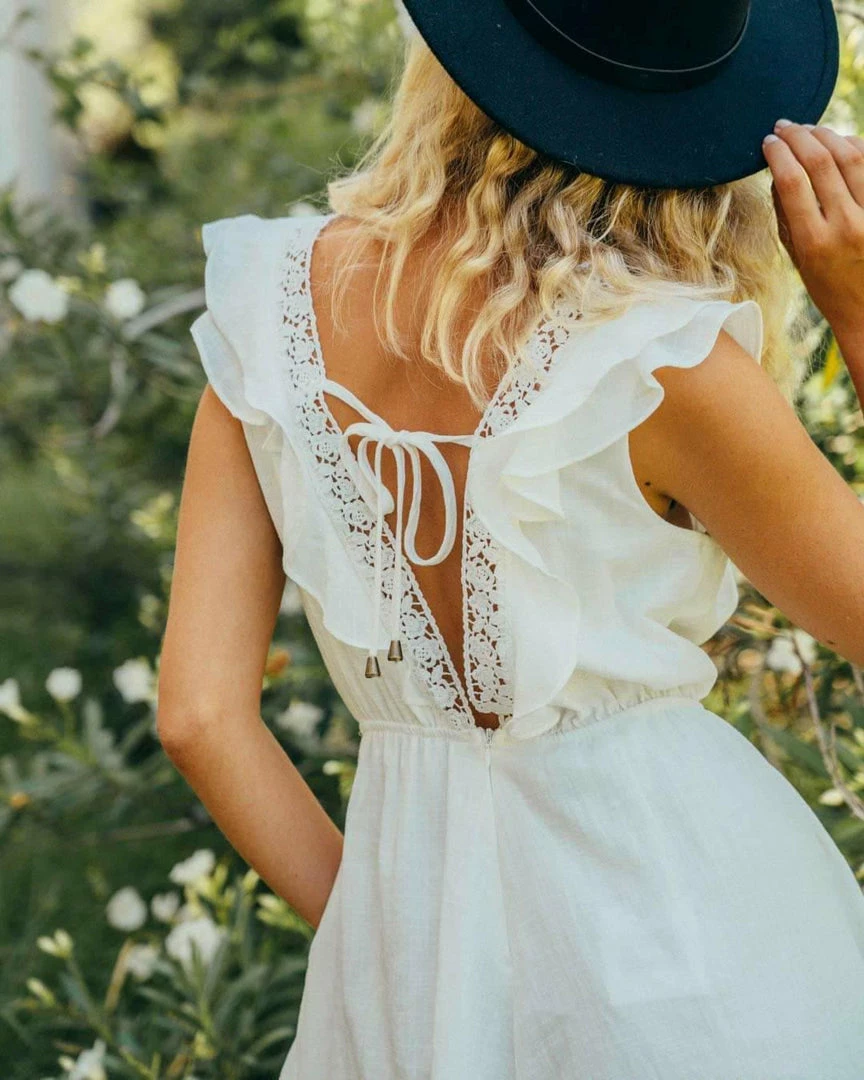 PAPER HEART Tree Tops Dress - White 2 PAPER HEART Tree Tops Dress - White