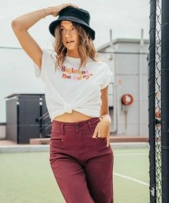 PAPER HEART Smile Tee - White Tops