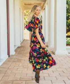 LABEL OF LOVE Addison Maxi Dress - Multi