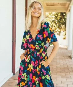 LABEL OF LOVE Addison Maxi Dress - Multi