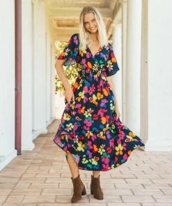 LABEL OF LOVE Addison Maxi Dress - Multi