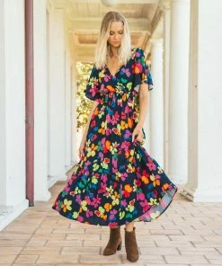 LABEL OF LOVE Addison Maxi Dress - Multi