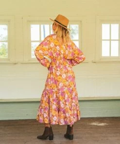 PAPER HEART Annalise Midi Dress - Retro Floral Dresses