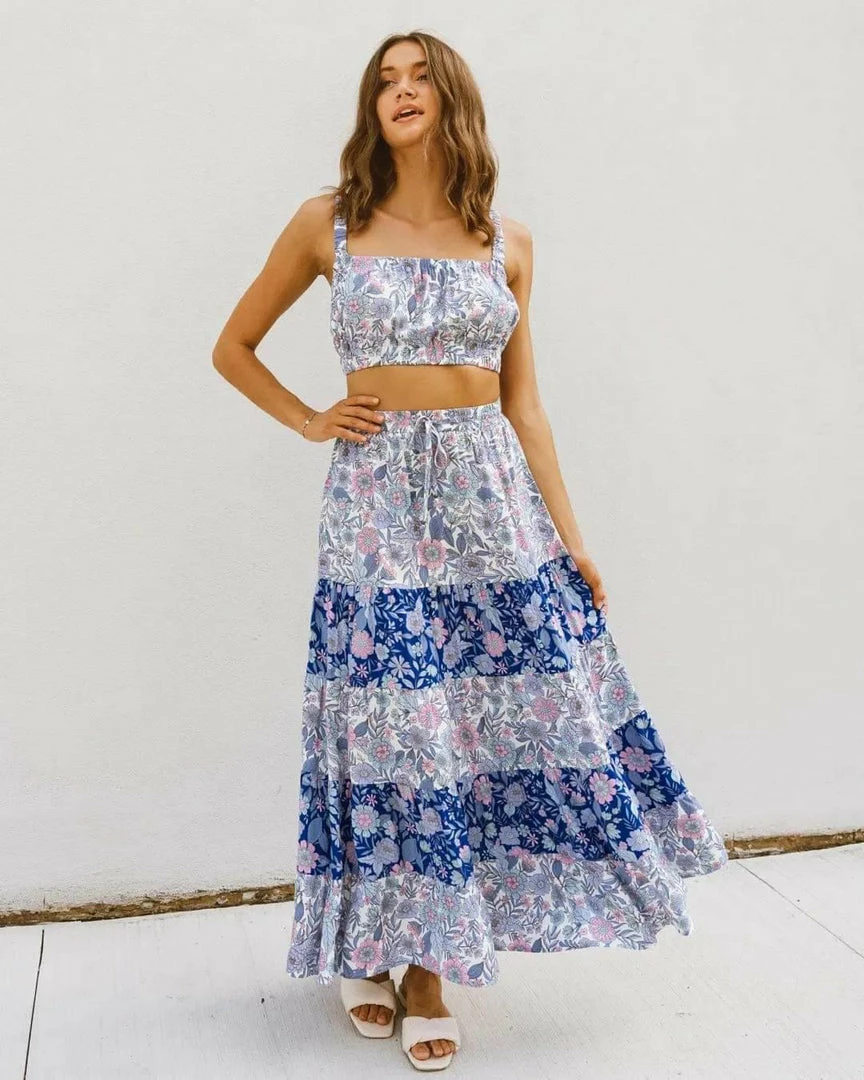 PAPER HEART Clarissa Maxi Skirt - Skies 3 PAPER HEART Clarissa Maxi Skirt - Skies