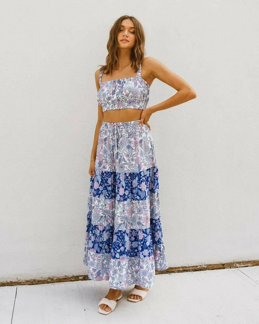 PAPER HEART Clarissa Maxi Skirt - Skies 2 PAPER HEART Clarissa Maxi Skirt - Skies