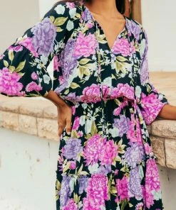 WHITE CLOSET Dresses Tarni Mini Dress - Purple Floral 10 WHITE CLOSET Dresses Tarni Mini Dress - Purple Floral