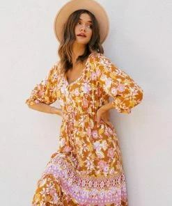 PAPER HEART Dresses Mairead Maxi Dress - Retro Floral