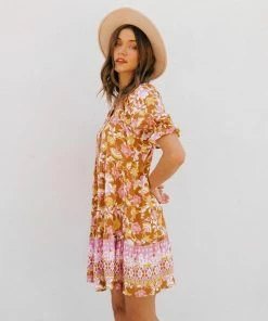 PAPER HEART Dresses Mairead Mini Dress - Retro Floral