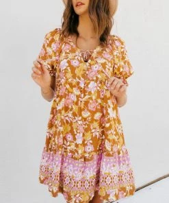 PAPER HEART Dresses Mairead Mini Dress - Retro Floral