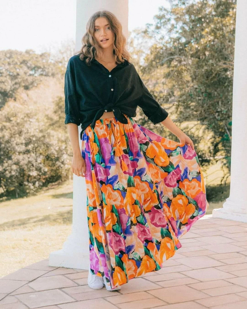 LABEL OF LOVE Maxi Skirts Bilou Maxi Skirt 4 LABEL OF LOVE Maxi Skirts Bilou Maxi Skirt