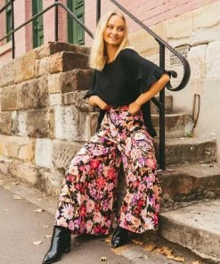 LABEL OF LOVE Bottoms Bronte Pants - Floral Goddess